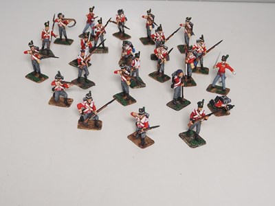 Lot 307 - A group of 24 Napoleonic British infantrymen...