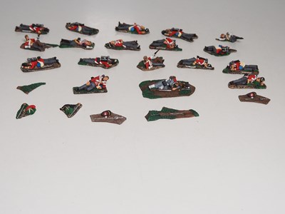 Lot 309 - A group of HERITAGE MODELS painted white metal...