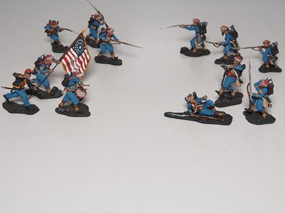 Lot 318 - A group of unboxed American Civil War figures...