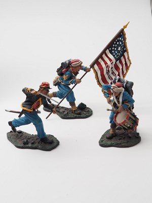 Lot 318 - A group of unboxed American Civil War figures...