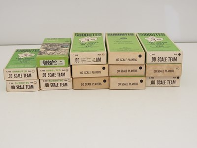 Lot 354 - A group of boxed vintage SUBBUTEO teams circa...