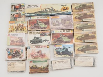 Lot 374 - A quantity of mostly 1:76 scale unbuilt...