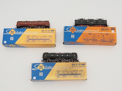 Lot 395 - A group of ROCO HO gauge German and Swiss...