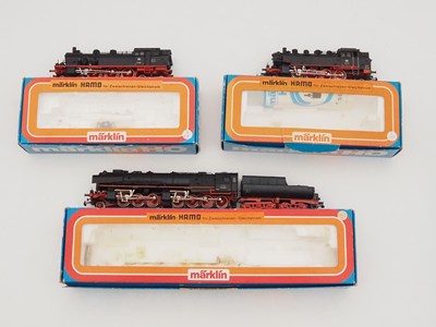 Lot 396 - A selection of MARKLIN HAMO 2-rail German...