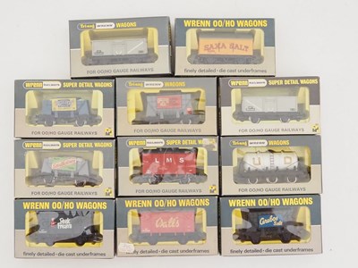 Lot 436 - A mixed group of WRENN OO gauge wagons - VG in...