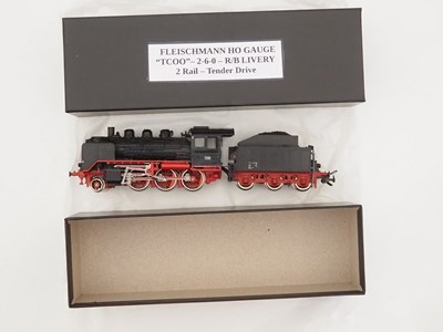 Lot 438 - A HORNBY DUBLO OO gauge class 8F in BR black...