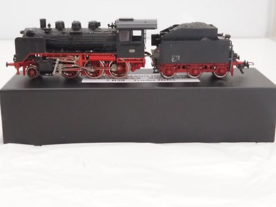 Lot 438 - A HORNBY DUBLO OO gauge class 8F in BR black...