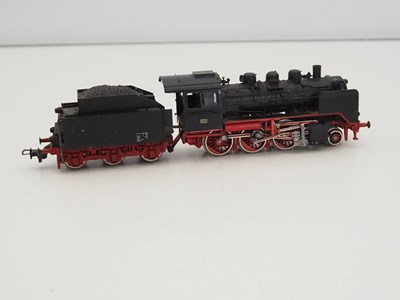 Lot 438 - A HORNBY DUBLO OO gauge class 8F in BR black...