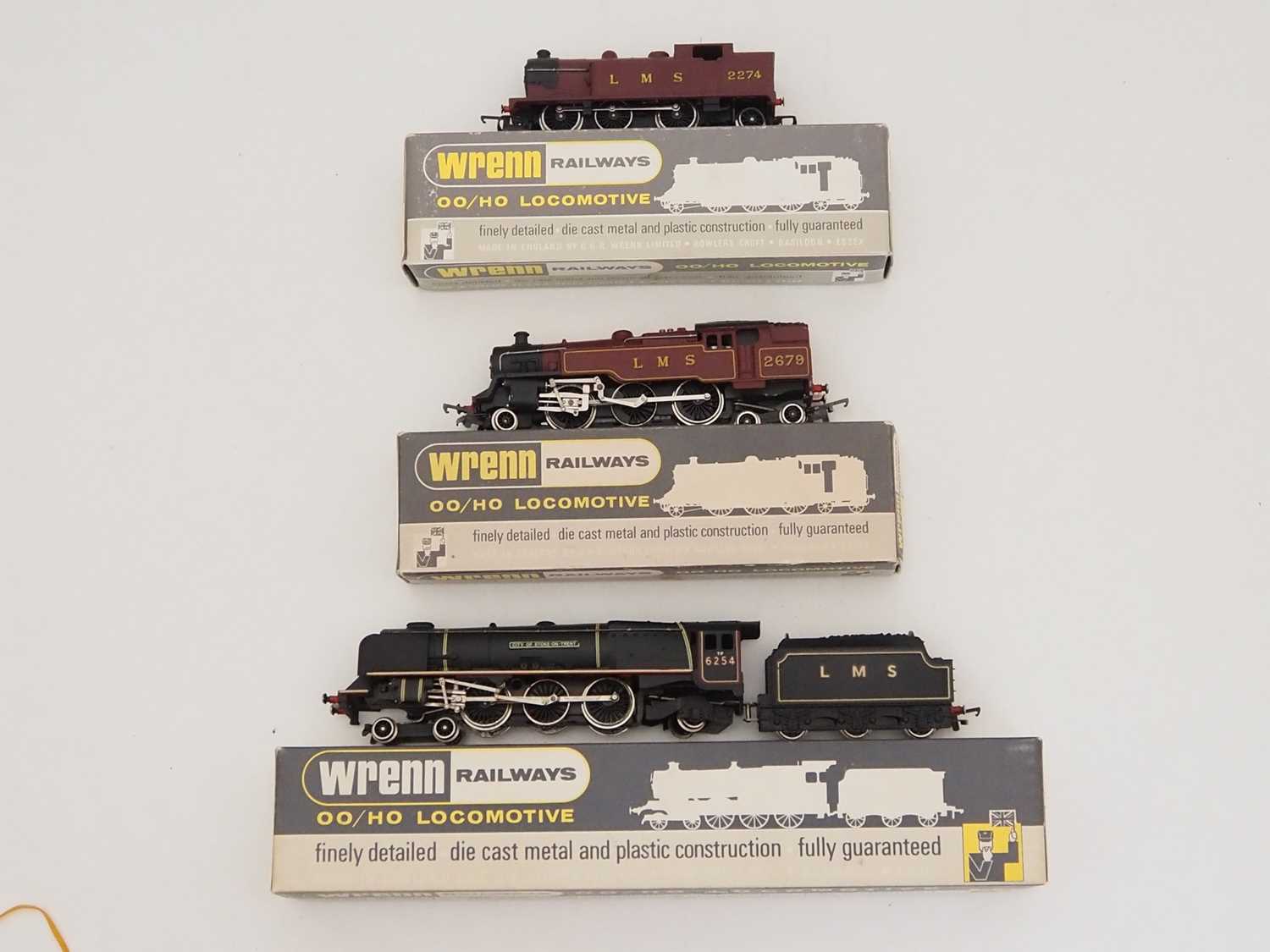 Lot 444 - A group of WRENN OO gauge steam locomotives