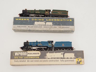 Lot 446 - A pair of WRENN OO gauge Castle Class steam...