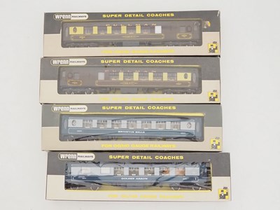 Lot 447 - A group of WRENN OO gauge Pullman cars in...