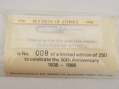 Lot 455 - A WRENN OO gauge W2405 Duchess class steam...