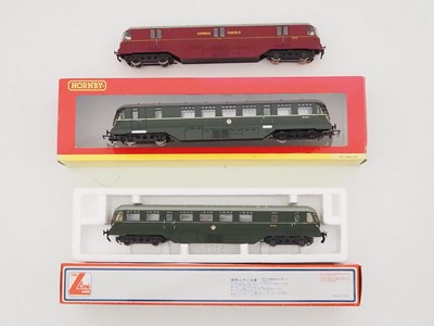 Lot 458 - A group of ex-GWR OO gauge diesel railcars by...