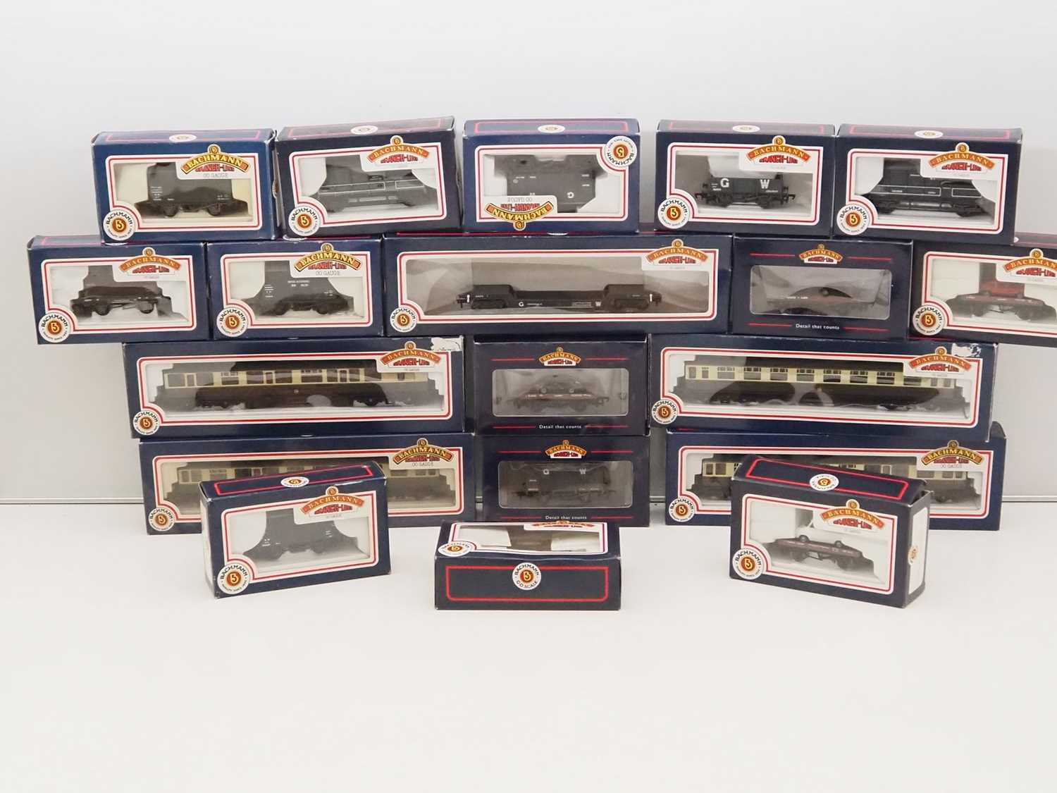 Lot 480 - A group of BACHMANN OO gauge rolling stock to...