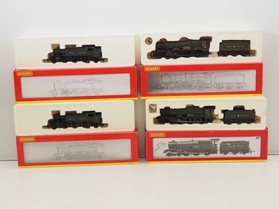 Lot 489 - A group of HORNBY OO gauge steam locomotives -...