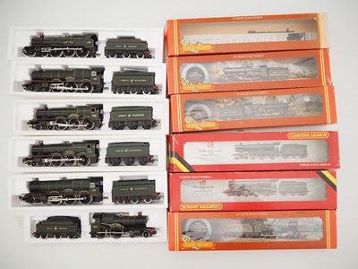 Lot 490 - A group of HORNBY OO gauge steam locomotives -...