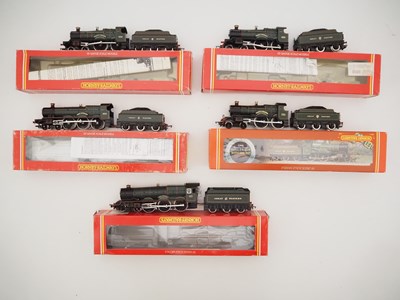 Lot 492 - A selection of HORNBY OO gauge steam...