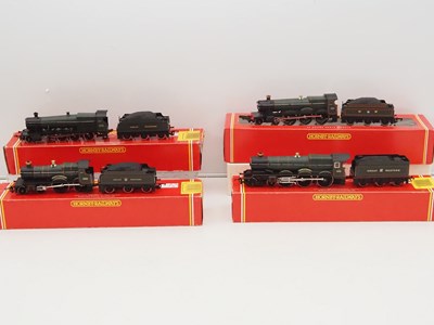 Lot 493 - A group of HORNBY OO gauge steam locomotives -...