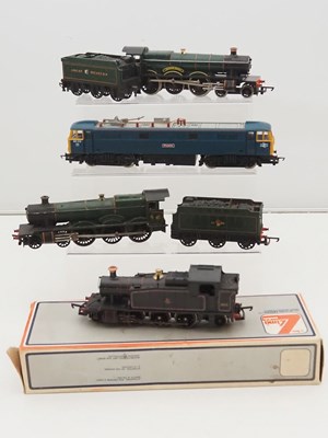 Lot 504 - A group of OO gauge steam and electric...