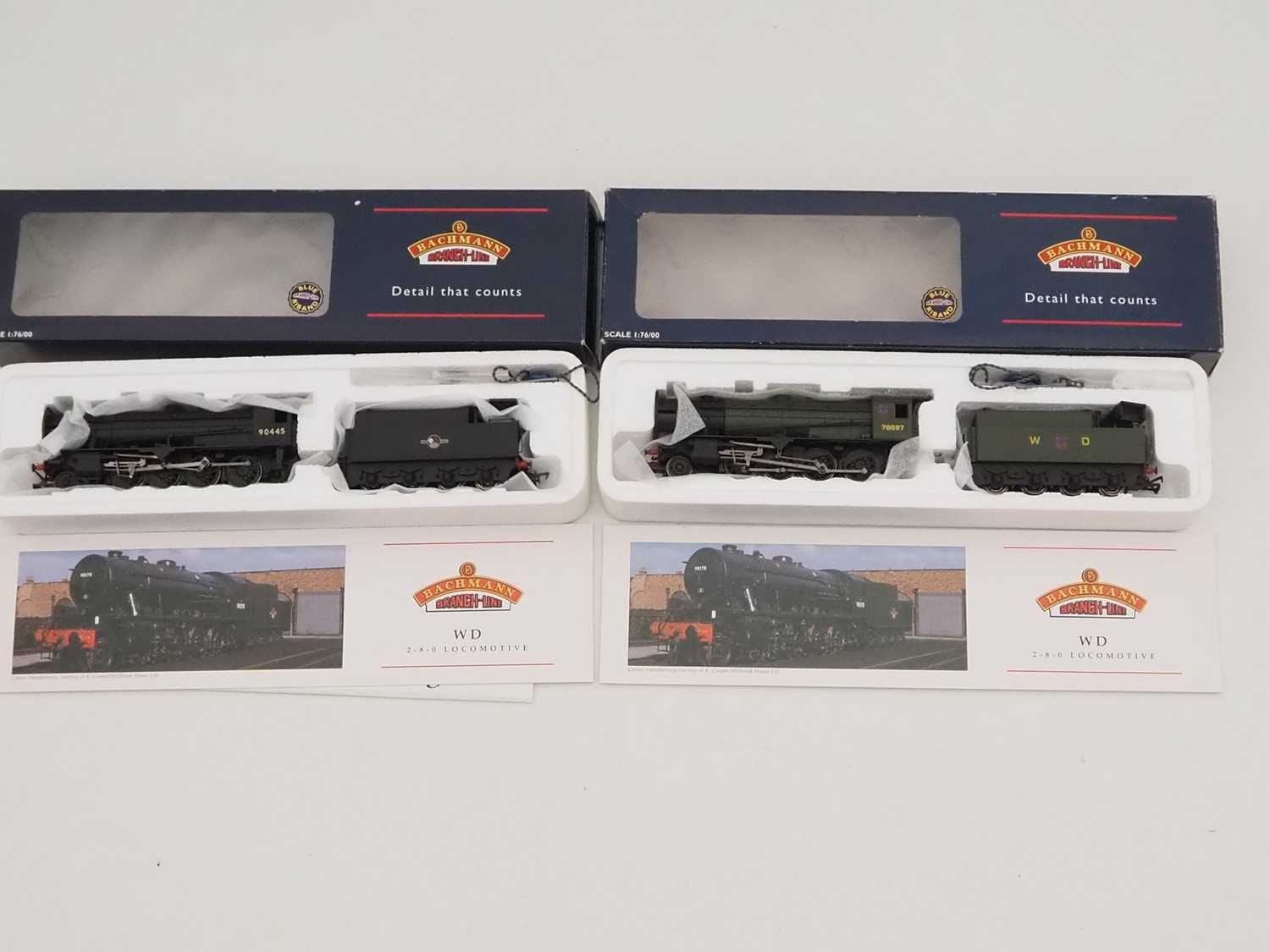 Lot 513 - A pair of BACHMANN OO gauge Austerity class...