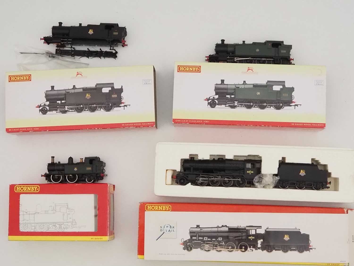 Lot 517 - A group of HORNBY OO gauge steam locomotives...