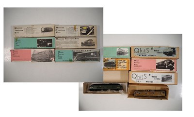 Lot 540 - A group of six MODERN TRACTION KITS OO gauge...