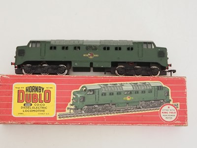 Lot 551 - A pair of HORNBY DUBLO OO gauge diesel...