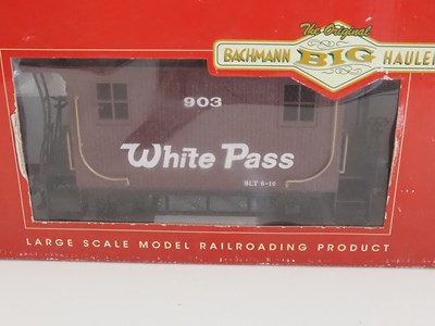 Lot 628 - A group of BACHMANN Big Haulers G scale wagons...