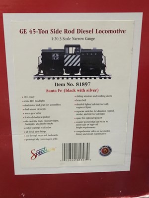 Lot 630 - A SPECTRUM G scale Narrow Gauge 81897 GE...