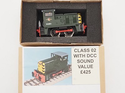 Lot 639 - A SKYTREX kitbuilt O gauge class 02 diesel...