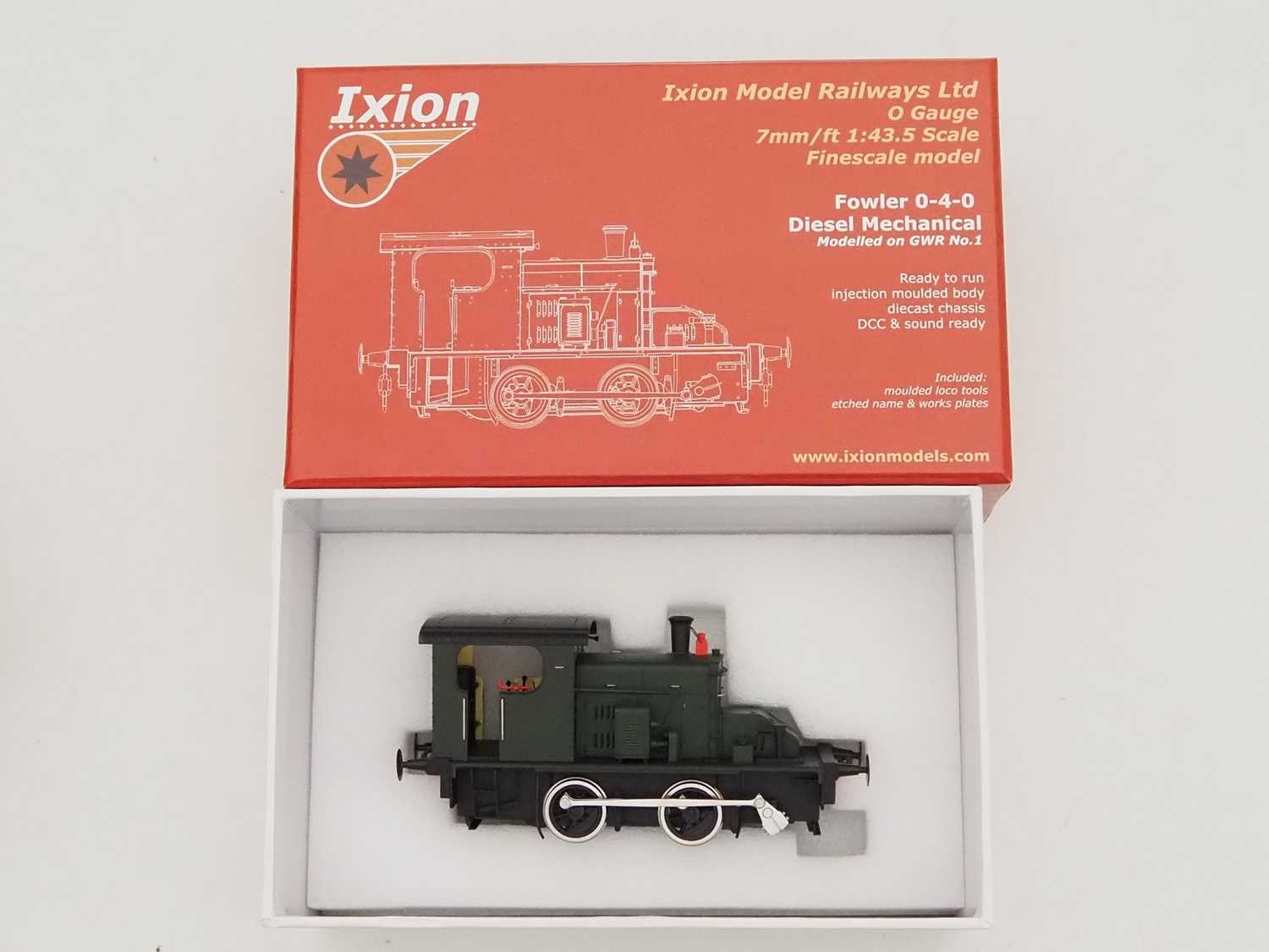 Lot 643 - An IXION O gauge Fowler diesel-mechanical...