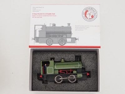 Lot 645 - A MINERVA MODEL RAILWAYS O gauge Peckett E...