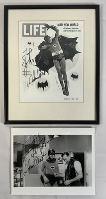 Lot 303 - BATMAN - An Adam West autographed reproduction...