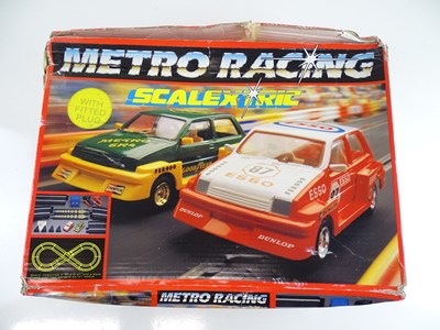 Lot 143 - A SCALEXTRIC "Metro Racing" slot car set - F/G...