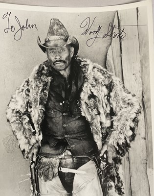 Lot 339 - A collection of male movie star autographs on...