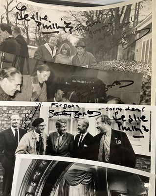 Lot 339 - A collection of male movie star autographs on...