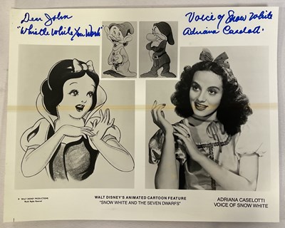 Lot 305 - A SNOW WHITE AND THE SEVEN DWARFS publicity 8...