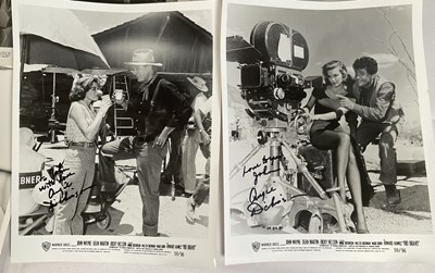 Lot 307 - A collection of female movie star autographs...