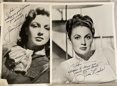 Lot 307 - A collection of female movie star autographs...