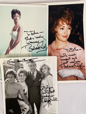 Lot 307 - A collection of female movie star autographs...