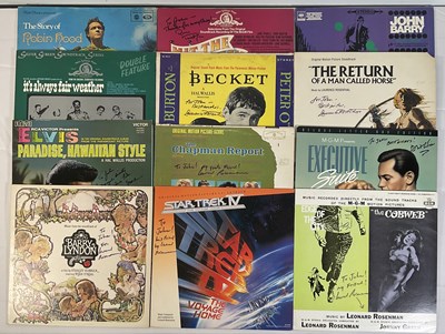 Lot 271 - A collection of autographed movie soundtracks...
