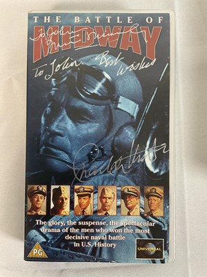 Lot 308 - A collection of CHARLTON HESTON autographed...