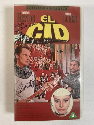 Lot 308 - A collection of CHARLTON HESTON autographed...
