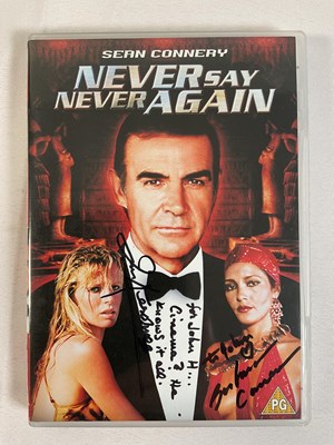 Lot 384 - A group of 6 autographed James Bond DVDs...