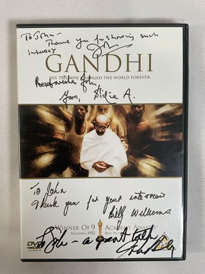 Lot 293 - An autographed DVD of GANDHI (1982) signed by...