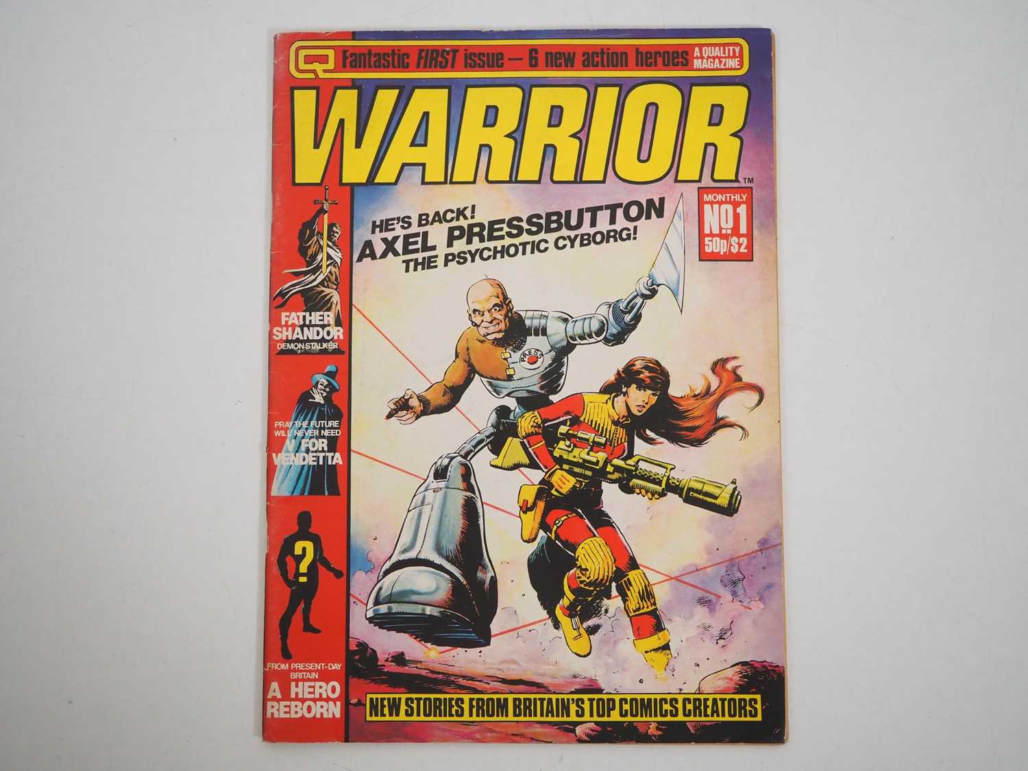 Lot 2 - WARRIOR MAGAZINE #1 (1982 - QUALITY) - First...