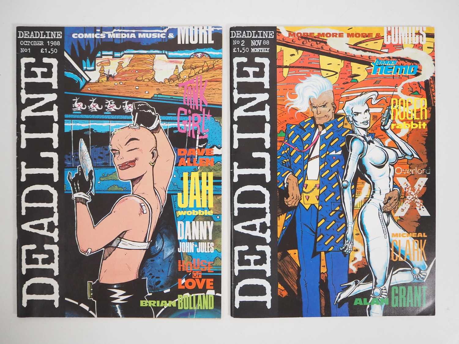 Lot 3 - DEADLINE #1 & 2 (2 in Lot) - (1988 - DEADLINE)...