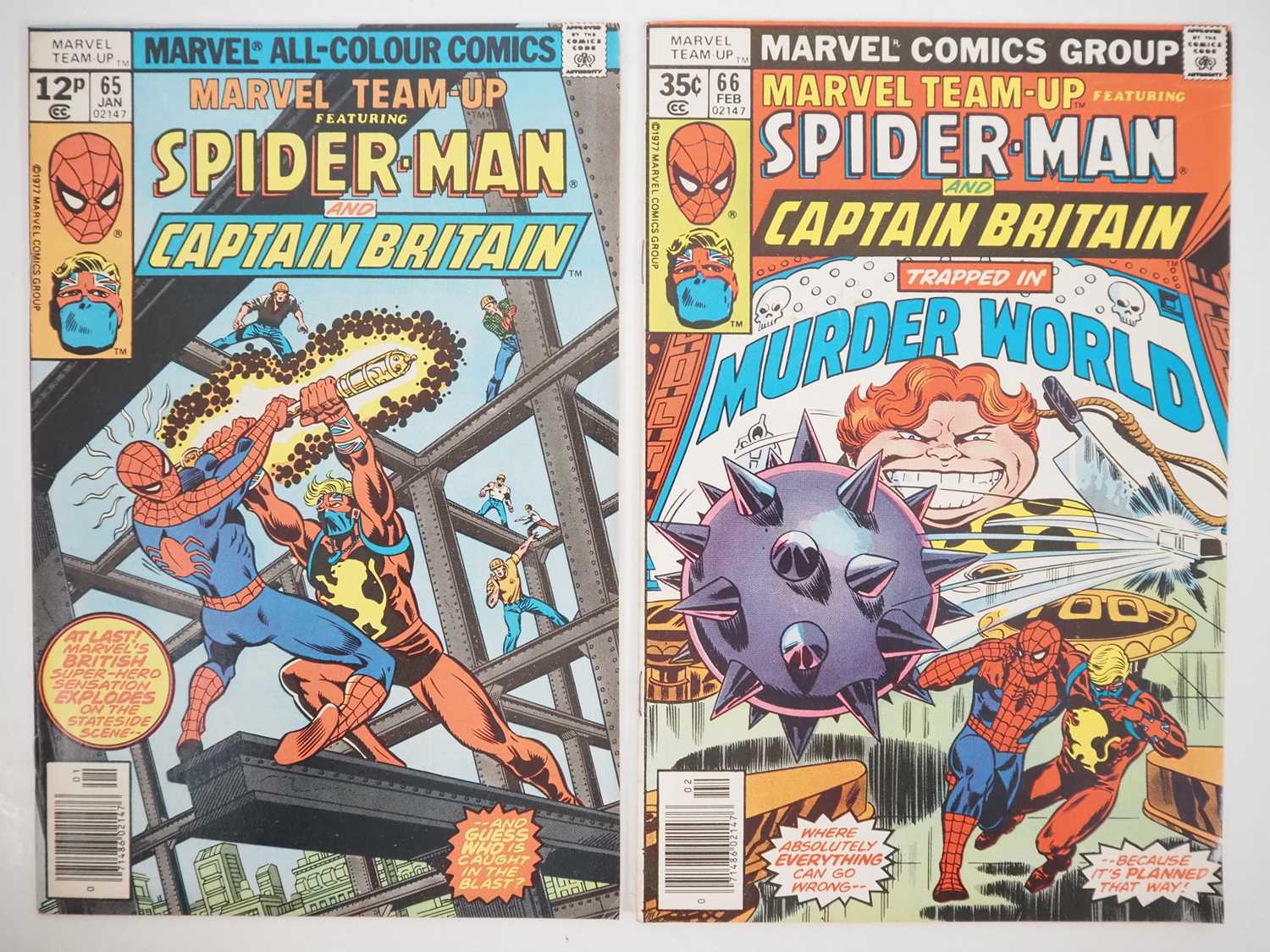 Lot 23 - MARVEL TEAM-UP #65 & 66 - (2 in Lot) - (1978 -...