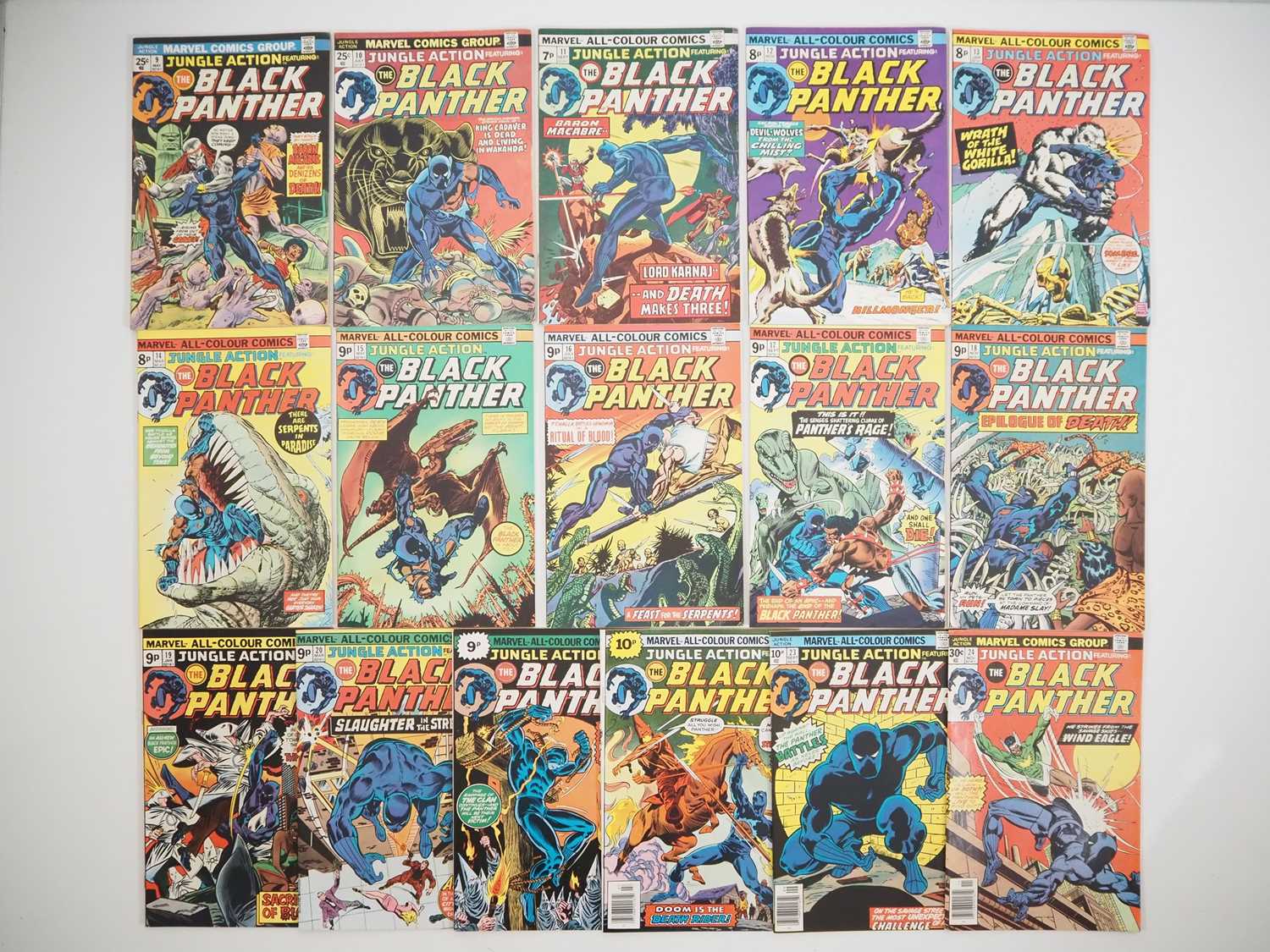 Lot 24 - JUNGLE ACTION #9, 10, 11, 12, 13, 14, 15, 16,...
