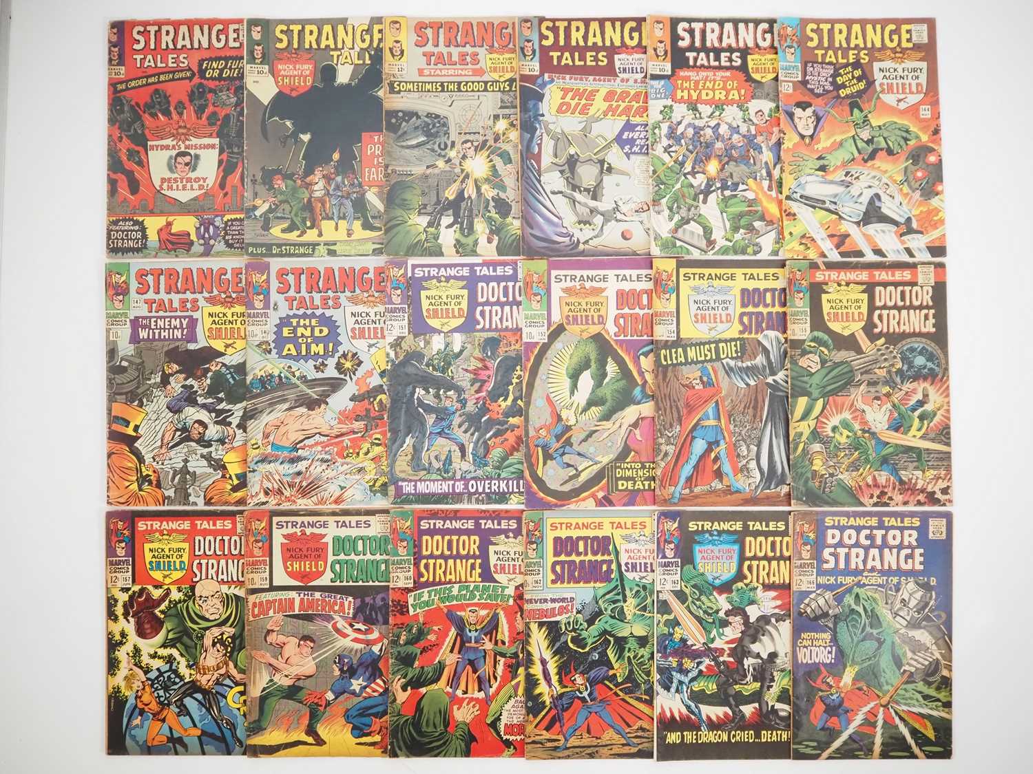 Lot 25 - STRANGE TALES #136, 137, 138, 139, 140, 144,...